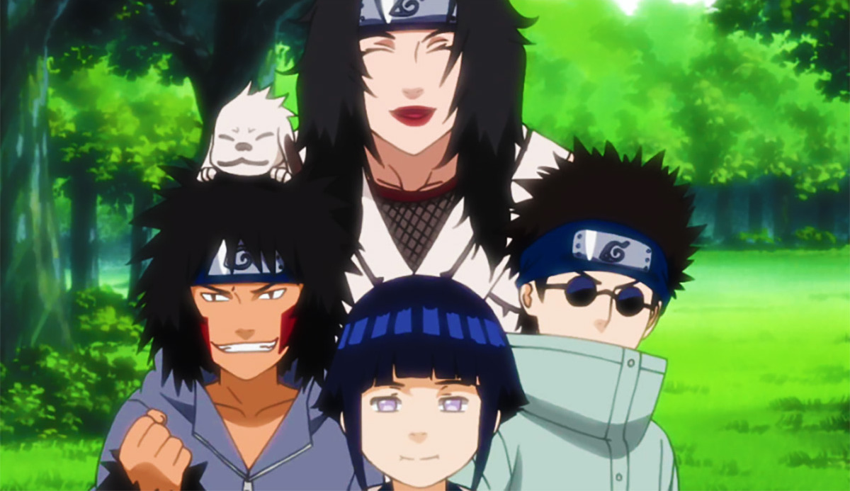 Which one is not a member of Team Kurenai? 5