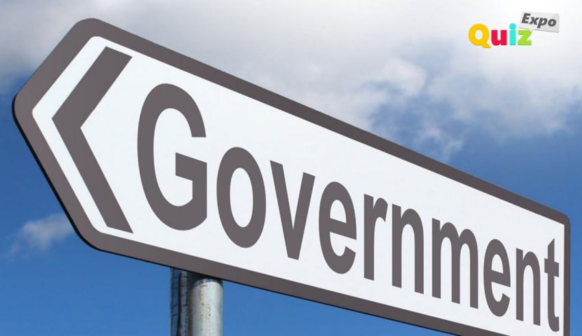 A sign with the word government on it.