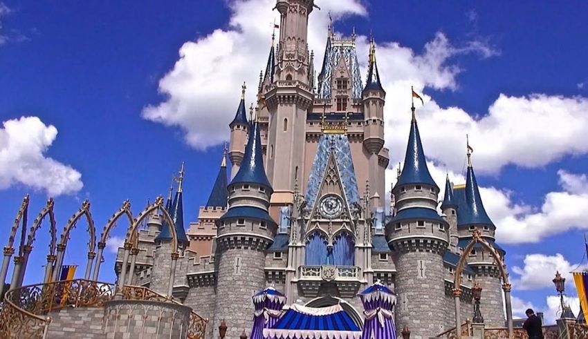 Cinderella's castle in walt disney world.
