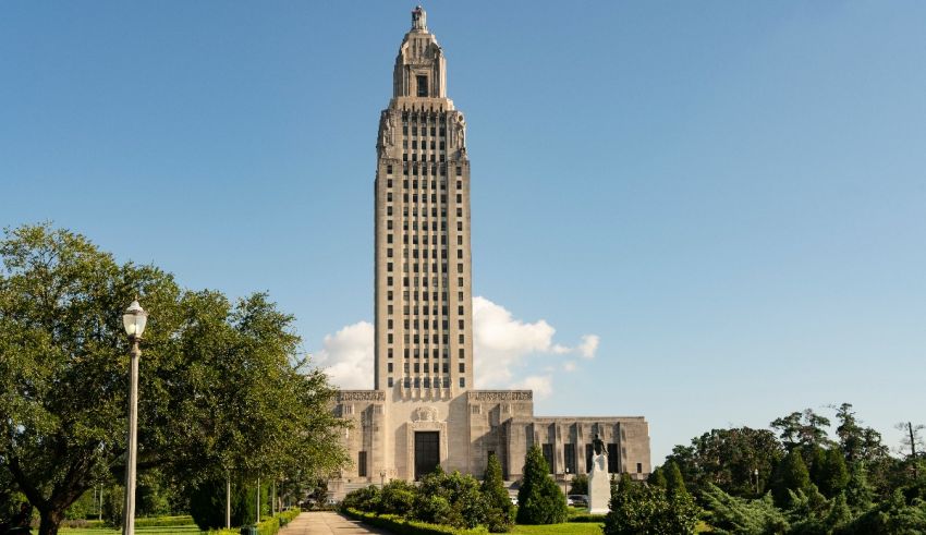 The capitol building in new orleans, louisiana.