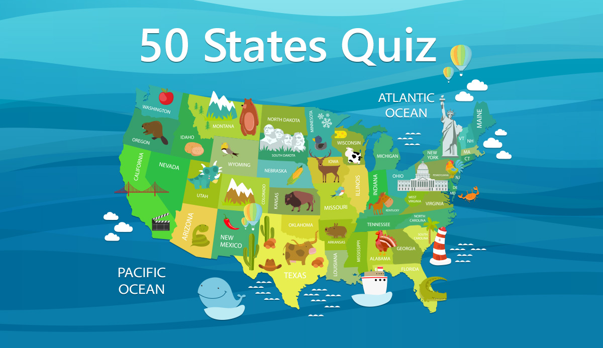 50 States Quiz Are You Smart To Pass US Geography Quiz 