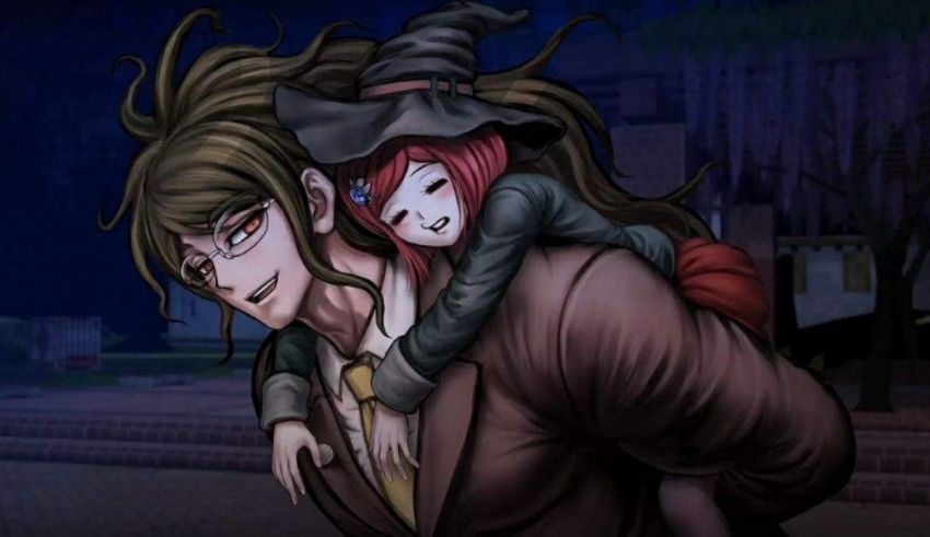 A man is carrying a woman on his back.
