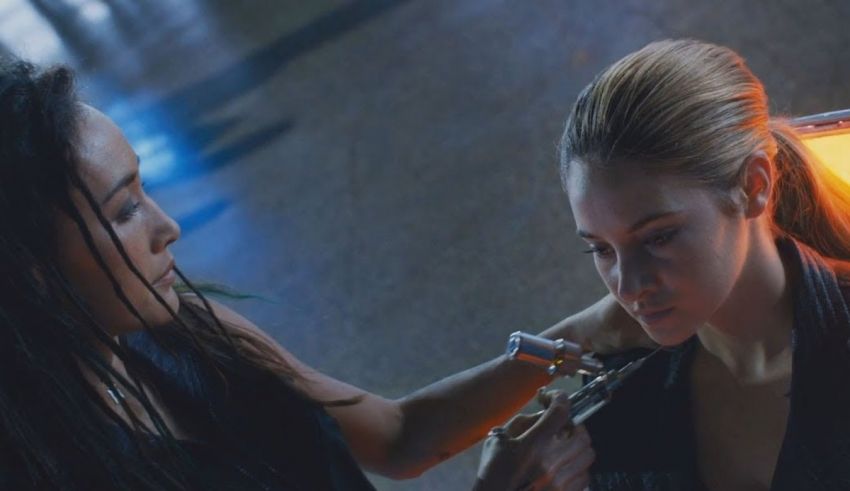 A woman is getting her hair done by another woman.