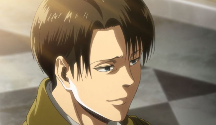 An anime character with brown hair looking at the camera.