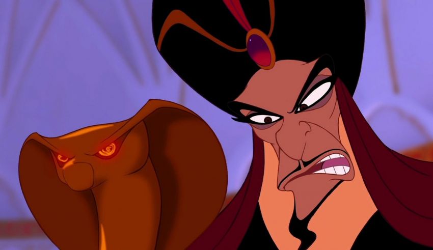 Disney's aladdin and the king of the pharaohs.