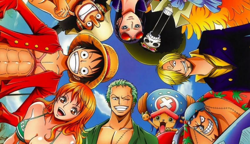 A group of characters from one piece.