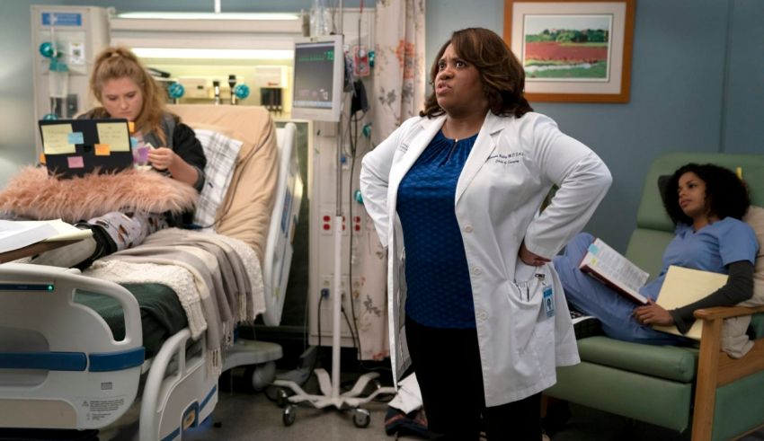 A group of women in a hospital room.