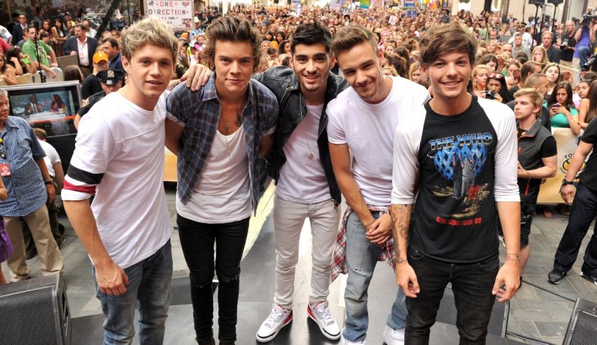 One direction on the today show.