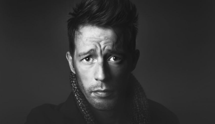 A man looking at the camera.