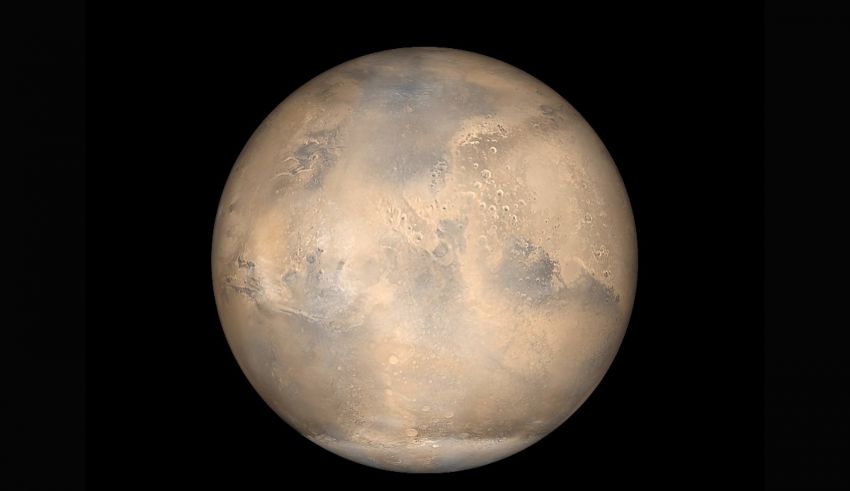 An image of mars taken by nasa's mars rover.