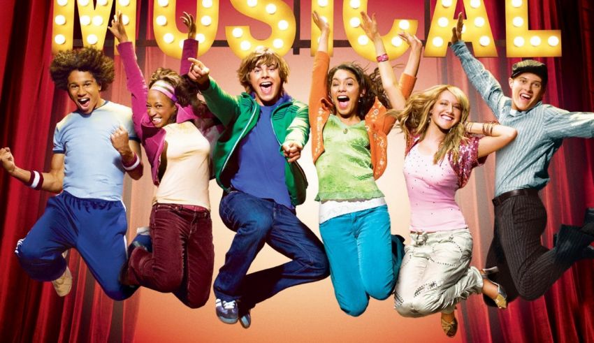 A group of people jumping in the air.