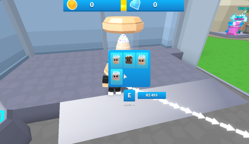 A screenshot of a game in a 3d environment.
