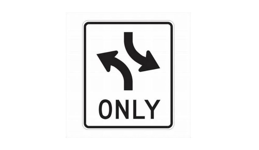 A black and white only sign on a white background.