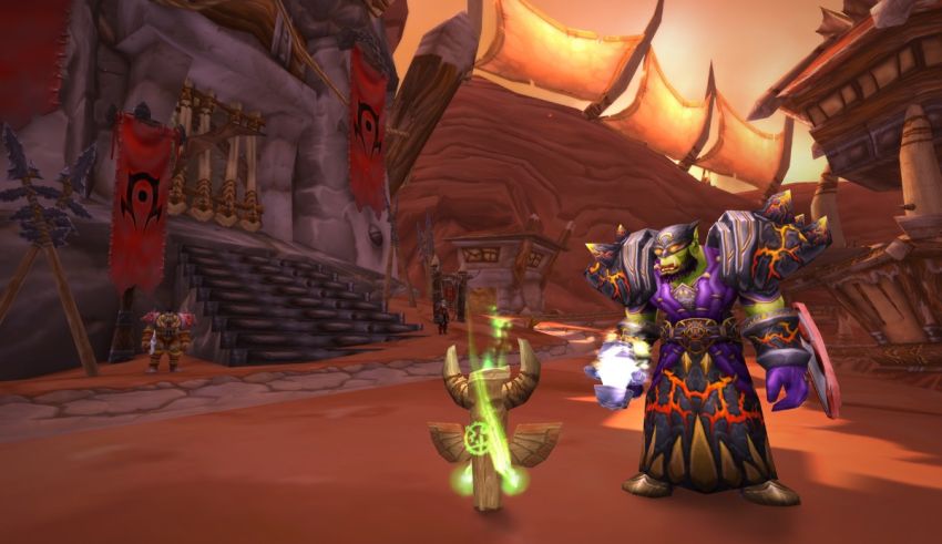 A screenshot of a character in world of warcraft.