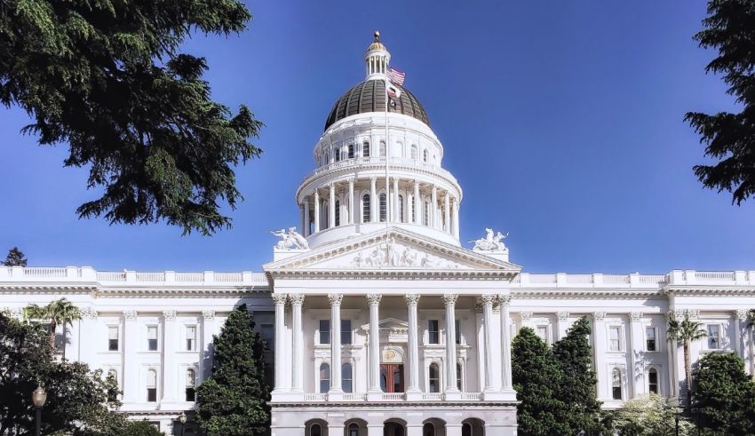 California state capitol building in sacramento, california.