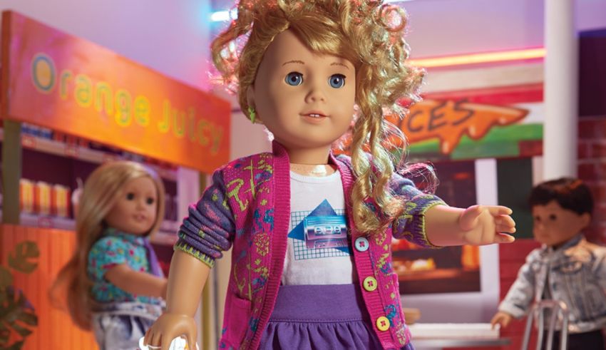 A doll is standing in a room with other dolls.