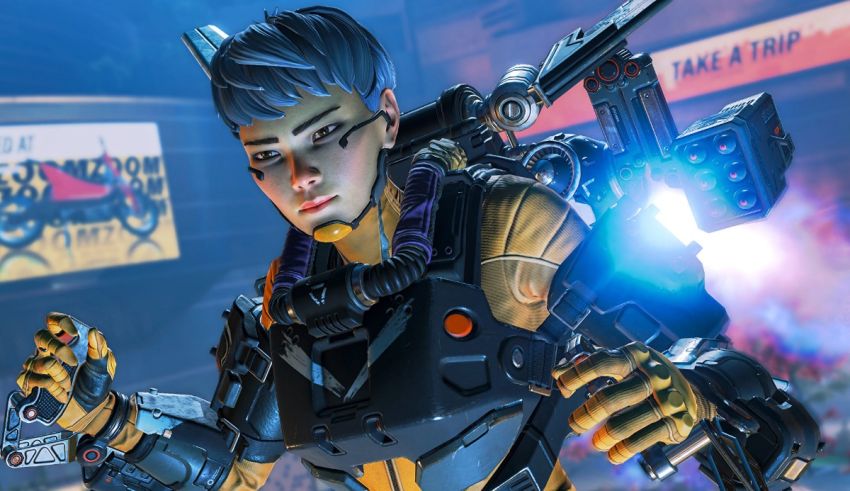 A woman in a robot costume is holding a gun.