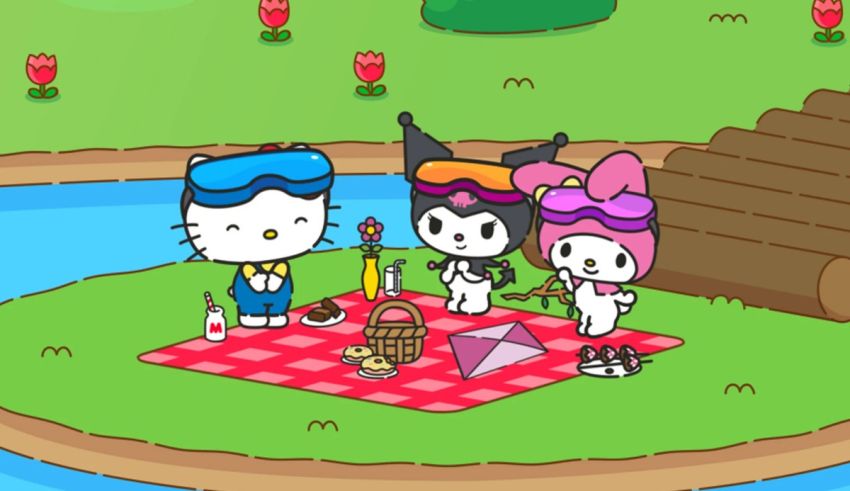 Hello kitty picnic - screenshot thumbnail.