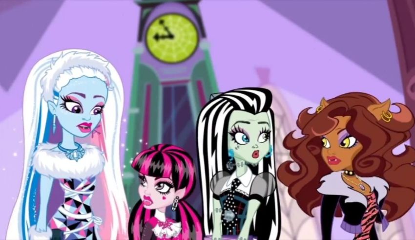 A group of cartoon characters.