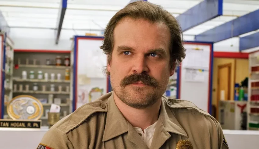 A man in a police uniform with a mustache.
