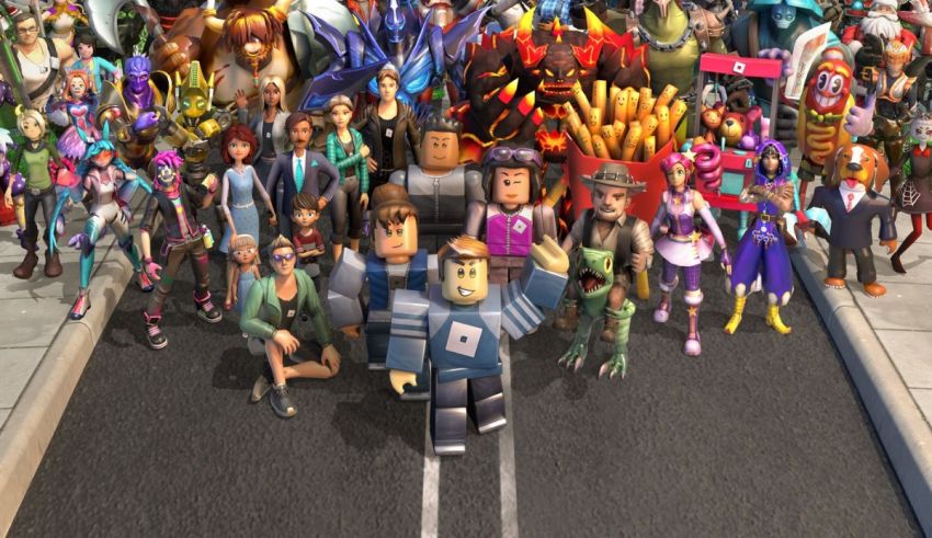A group of people standing in front of a street.