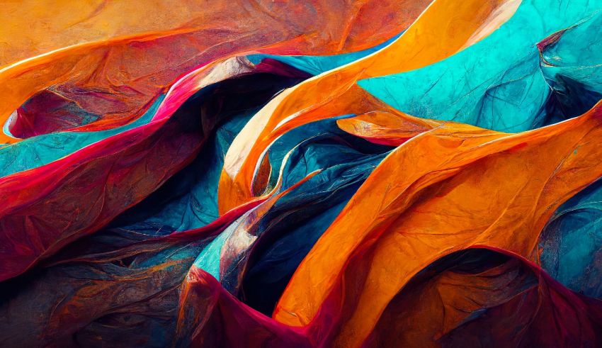 A colorful abstract image of a piece of paper.