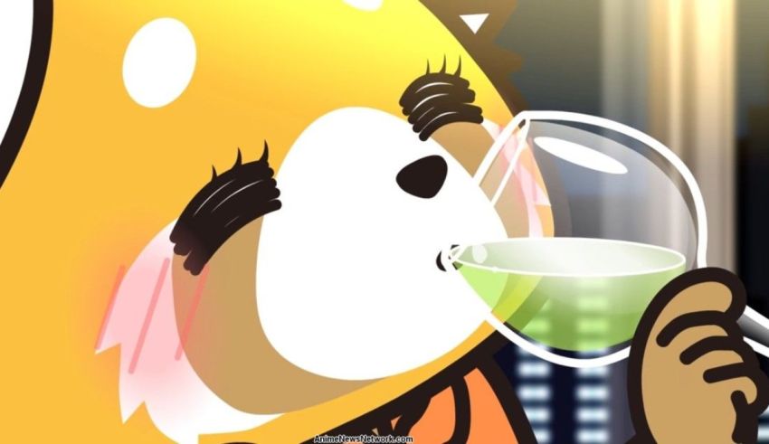 A teddy bear drinking a glass of wine.