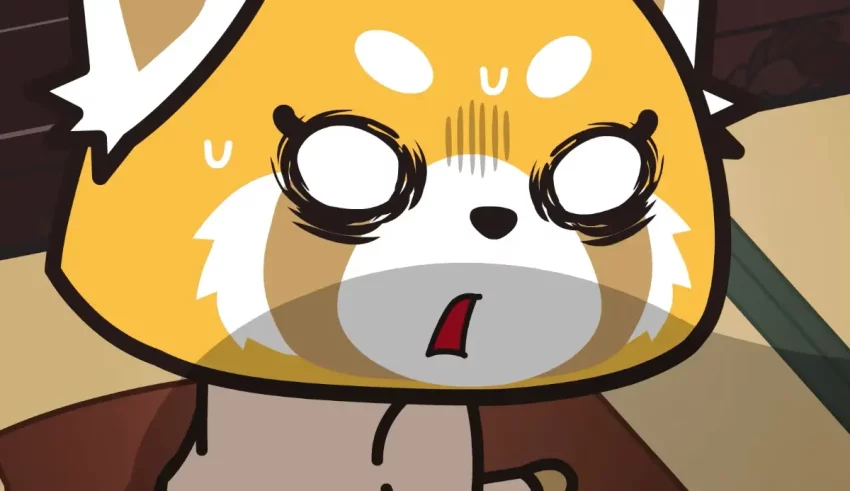 A cartoon dog wearing a yellow hat.