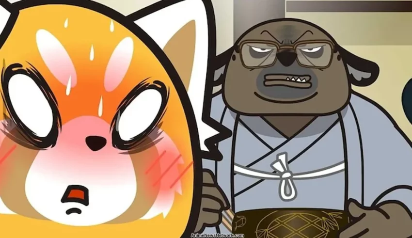 A cartoon character is standing next to another cartoon character.