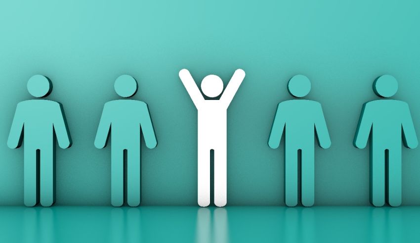 A person standing in front of a group of people.