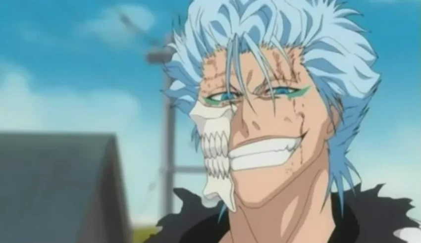 An anime character with blue hair and blue eyes.