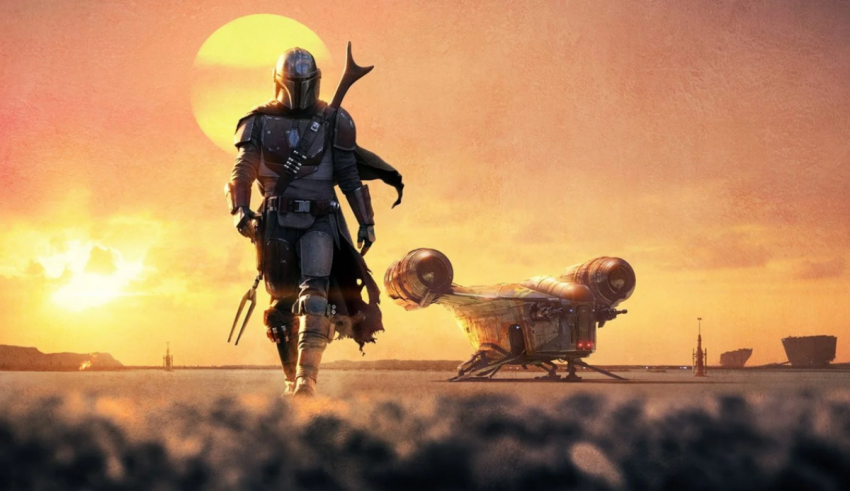 Star wars the mandalorian hd wallpaper.