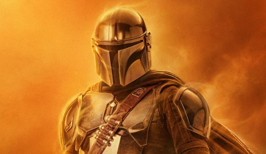 Star wars the mandalorian poster.