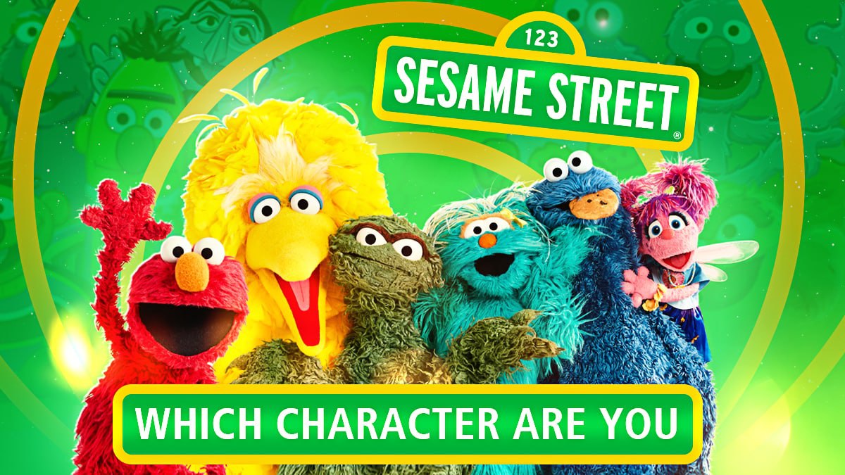 Quiz: Which Sesame Street Character Are You? 1 of 9 Matching