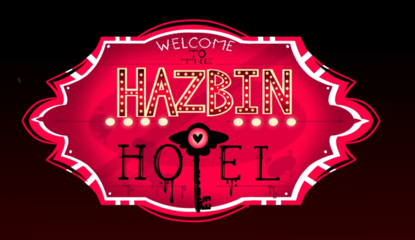 A sign that says welcome to hazin hotel.