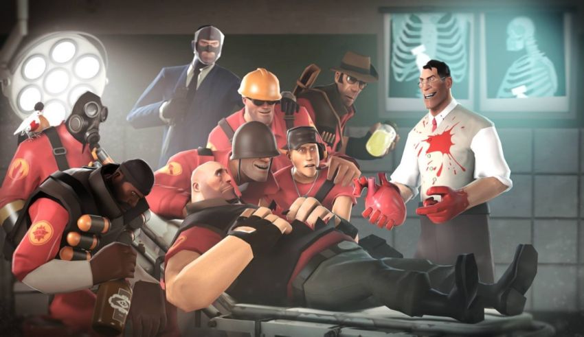 A group of people in a hospital room.