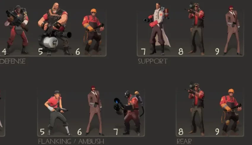 A group of characters in a game of fortnite.