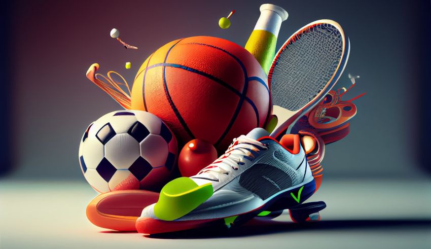 A soccer ball, tennis racket, tennis ball, soccer ball, tennis ball, tennis ball, tennis ball, tennis ball, tennis ball.